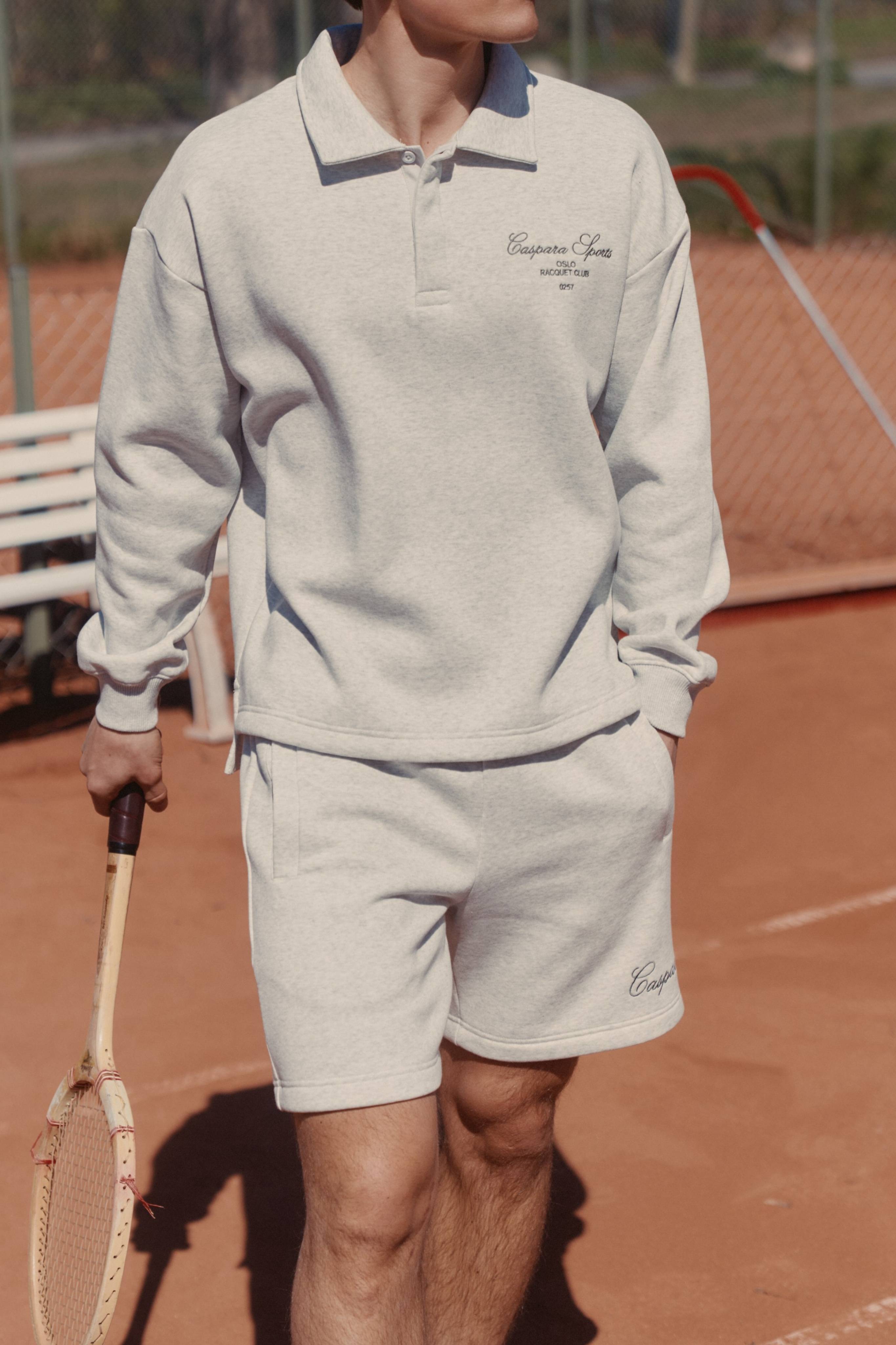 M. Racquet Club Shorts - Grey Melange